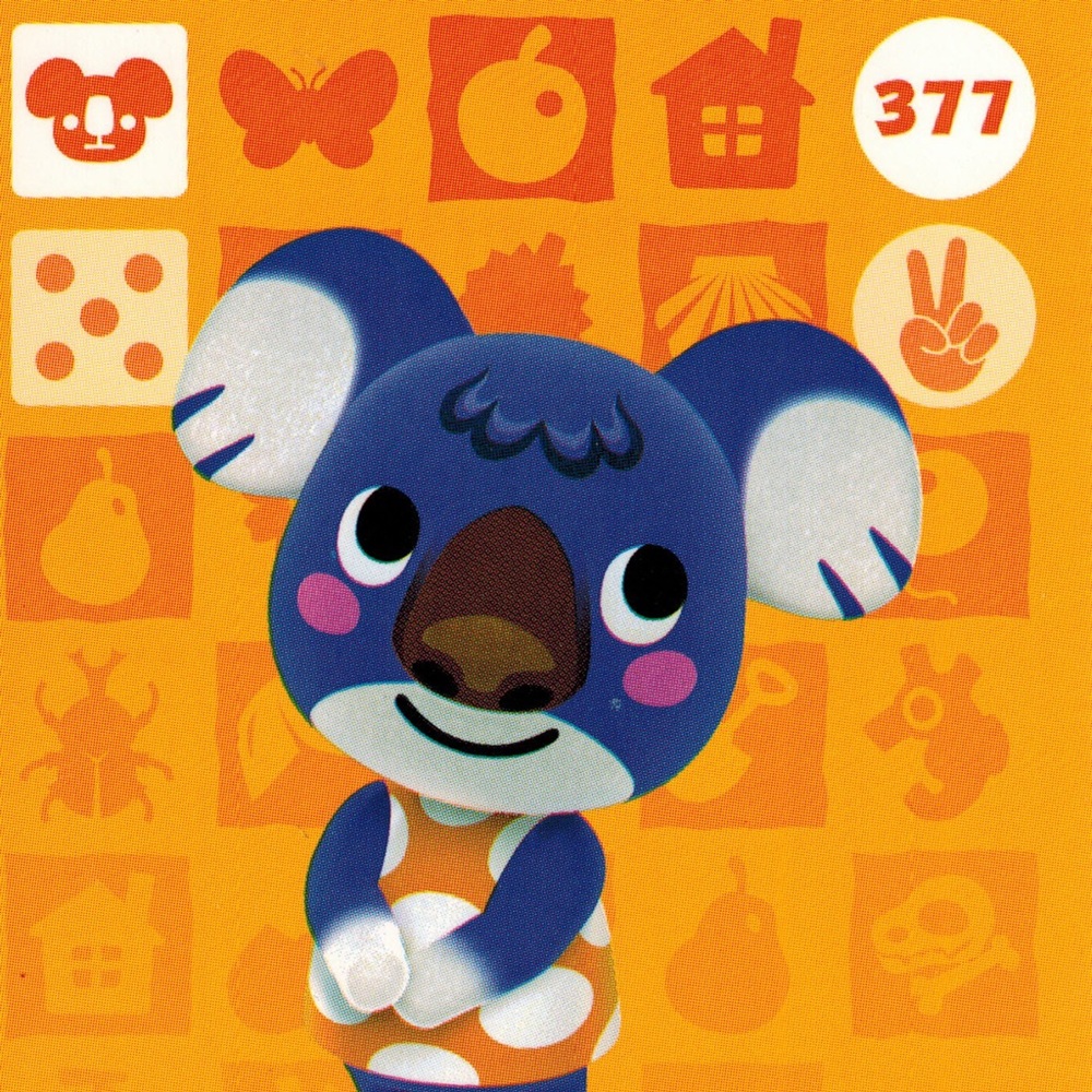 One animal crossing card #377